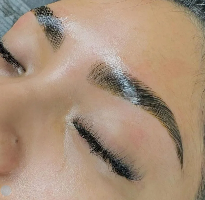 Brow lamination result