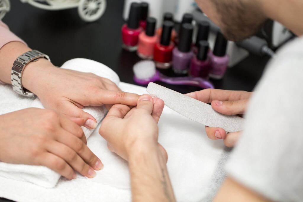 Gentlemen’s manicure